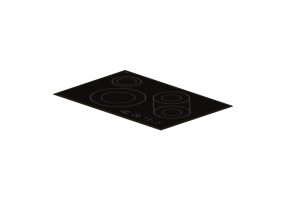 3D Electrical Appliances - Induction cooking top - Smeg - SI3842B