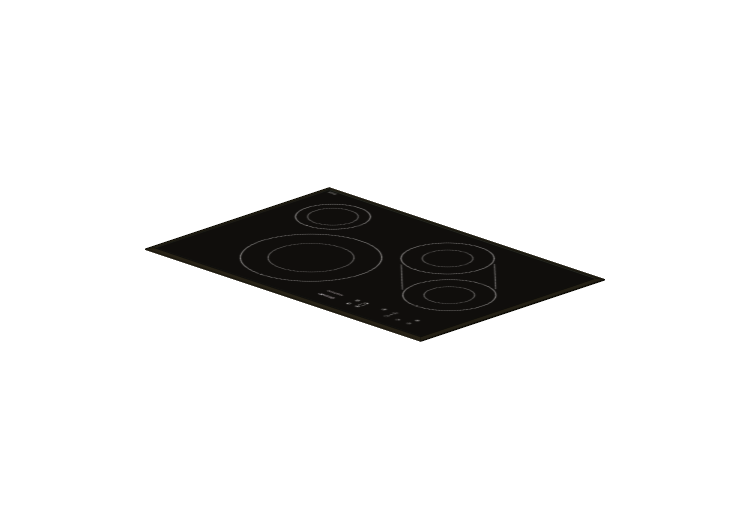 3D Electrical Appliances - Induction cooking top - Smeg -... 3D Electrical Appliances - Induction cooking top - Smeg -...