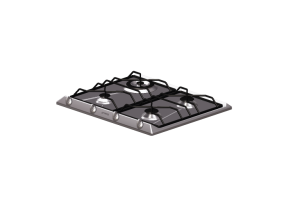 Elettrodomestici 3D - Piano cottura a gas con 4 fuochi - Smeg - SRV564-3