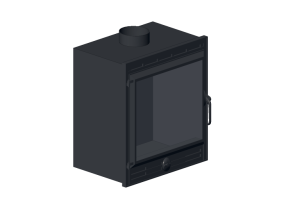 3D Boiler - Holzkamin &ndash; Solzaima &ndash; Flama 70