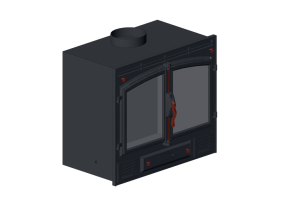 Chudi&egrave;re 3D - Foyer &agrave; bois &ndash; Solzaima &ndash; Focus