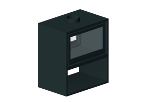 Caldera 3D - Estufa de le&ntilde;a &ndash; Solzaima &ndash; Basic Box