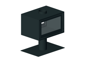 Caldaia 3D - Stufa a legna &ndash; Solzaima &ndash; Slim Box