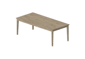 Mesas 3D - Mesa de madeira maciça de bétula - Stolab - Allegro - 6089