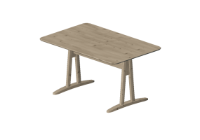 3D Tables - Solid birch table - Stolab - Annie - 6205