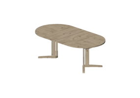 Mesas 3D - Mesa de madeira maci&ccedil;a de b&eacute;tula - Stolab - Bj&ouml;rka - 6046