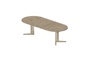 Mesas 3D - Mesa de madeira maci&ccedil;a de b&eacute;tula - Stolab - Bj&ouml;rka - 6047