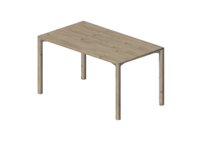 Mesas 3D - Mesa de madeira maciça de bétula - Stolab - Solo - 6067