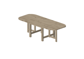 Mesas 3D - Mesa de abedul macizo - Stolab - Bj&ouml;rka - 6035