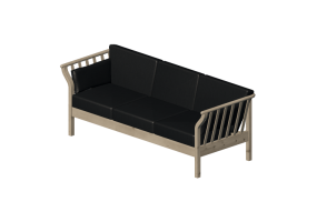 Divans 3D - Canap&eacute; trois places - Stolab - Andante - 8023