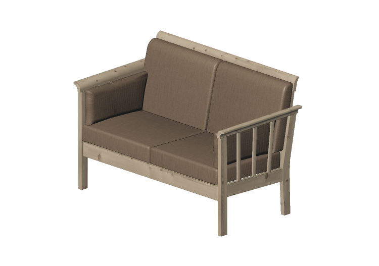 3D Sessel und Sofas - Sofa zwei-Sitzer - Stolab - Sundborn... 3D Sessel und Sofas - Sofa zwei-Sitzer - Stolab - Sundborn...