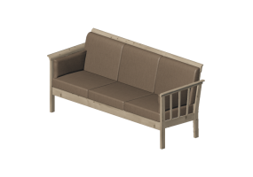 Chairs and Sofas 3D - Three seater sofa - Stolab - Sundborn - 8003