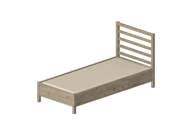 Beds and Side Cabinets 3D - Solid birch single bed - Stolab... Beds and Side Cabinets 3D - Solid birch single bed - Stolab...