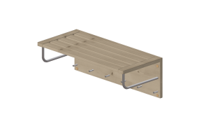 Accesorios 3D - Perchero de abedul macizo - Stolab - Entr&eacute; - 7041