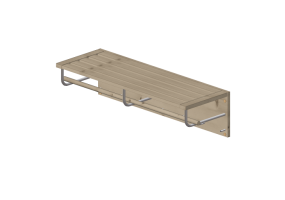 3D Accessories - Solid birch coat rack - Stolab - Entr&eacute; - 7042