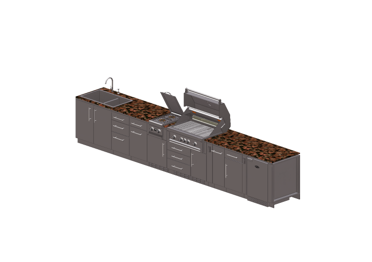 Cuisine 3D - Cuisine complète avec appareils... Cuisine 3D - Cuisine complète avec appareils...
