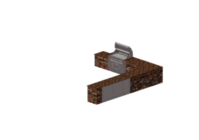 Cuisine 3D - Cuisine compl&egrave;te avec appareils &eacute;lectrom&eacute;nagers- Sunstone