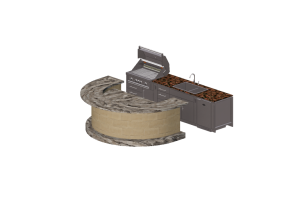 Cucine 3D - Cucina completa di elettrodomestici - Sunstone 