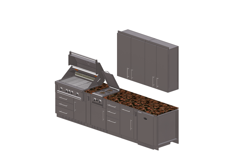 3D Küchen - Küche komplett mit Geräten - Sunstone -... 3D Küchen - Küche komplett mit Geräten - Sunstone -...