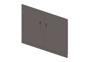 Vantaux 3D - Vantail en m&eacute;tal - Sunstone - A DD36