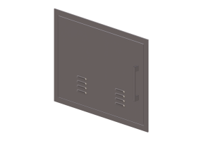 Hojas 3D - Puerta met&aacute;lica - Sunstone - BA VDHL1724 L