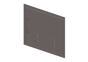 Ante 3D - Porta de metal - Sunstone - BA VDHL1724 R