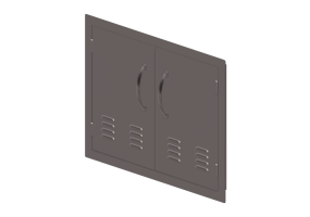 Hojas 3D - Puerta met&aacute;lica - Sunstone - C DD30