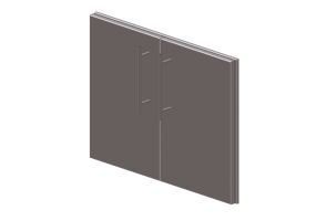 Hojas 3D - Puerta met&aacute;lica - Sunstone - DE DD30