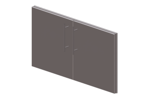 Ante 3D - Metal door - Sunstone - DE DD42
