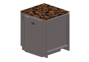 Muebles 3D - Mueble de cocina modular con frigor&iacute;fero - Sunstone - SAC30APC