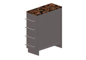 M&oacute;veis 3D - M&oacute;vel para cozinha modular - Sunstone - SBC12SMD