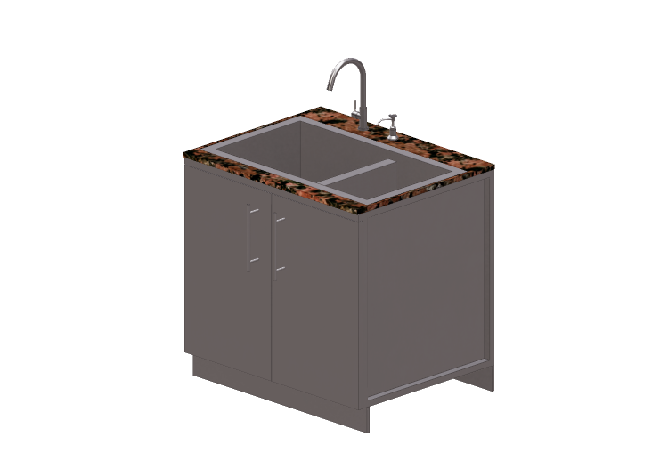Móveis 3D - Móvel para cozinha modular com pia - Sunstone -... Móveis 3D - Móvel para cozinha modular com pia - Sunstone -...