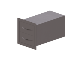 M&oacute;veis 3D - Gaveta de metal - Sunstone - B DD12