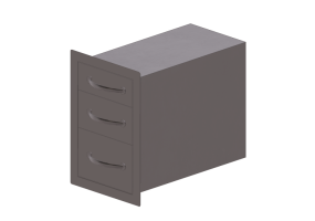 Mobili 3D - Cassetto in metallo - Sunstone - B TD18