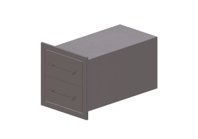 3D Furniture - Metal drawer - Sunstone - BA DD12