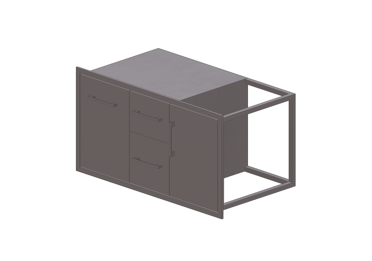 3D Furniture - Metal drawer - Sunstone - BA DDC42 -... 3D Furniture - Metal drawer - Sunstone - BA DDC42 -...