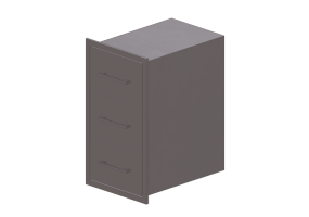 3D Furniture - Metal drawer - Sunstone - BA DPCF17