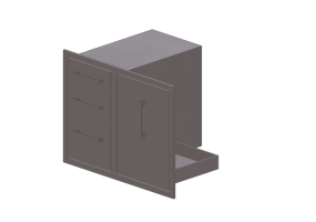 Mobili 3D - Cassetto in metallo - Sunstone - BA LPCTD30
