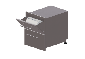 3D M&ouml;bel - Schublade aus Metall - Sunstone - DE DPCF23