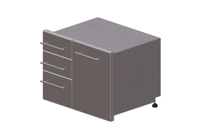 Mobili 3D - Cassetto in metallo - Sunstone - DE LPCTD30