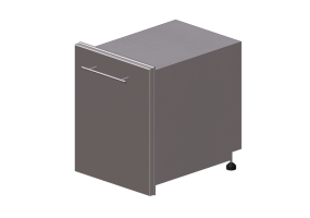 Mobili 3D - Cassetto per rifiuti in metallo - Sunstone - DE TRD18