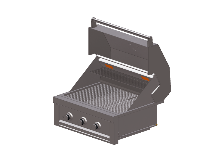 Electroménagers 3D - Barbecue en acier - Sunstone - RUBY3B... Electroménagers 3D - Barbecue en acier - Sunstone - RUBY3B...