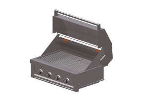 Electrodom&eacute;sticos 3D - Asador de acero - Sunstone - RUBY4B