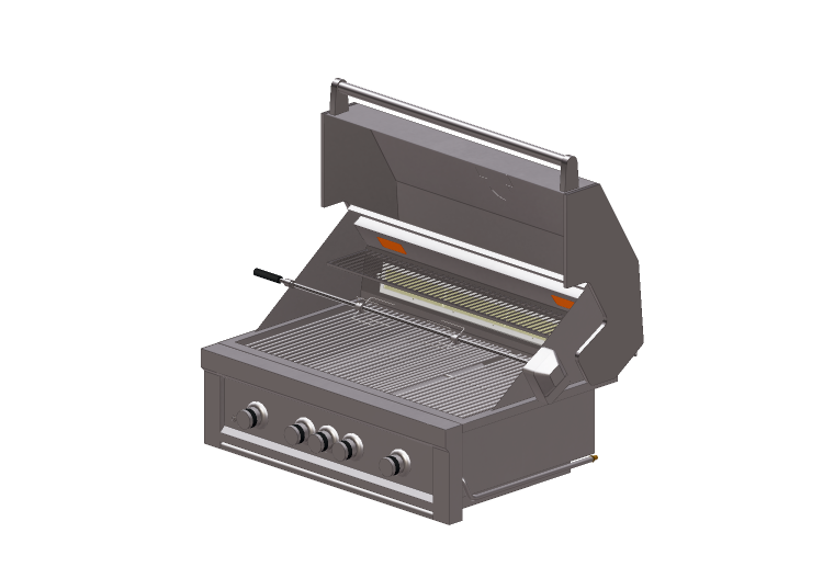 Electrodomésticos 3D - Asador de acero - Sunstone -... Electrodomésticos 3D - Asador de acero - Sunstone -...