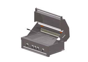 Electroménagers 3D - Barbecue en acier - Sunstone - RUBY4BIR 0