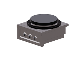 3D Electrical Appliances - Gas cooker - Sunstone - SUN24PCB