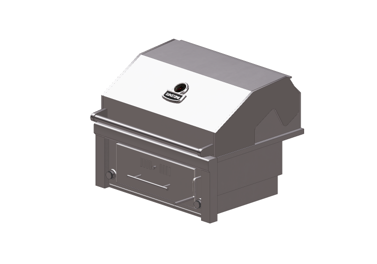 Electroménagers 3D - Barbecue en acier - Sunstone -... Electroménagers 3D - Barbecue en acier - Sunstone -...