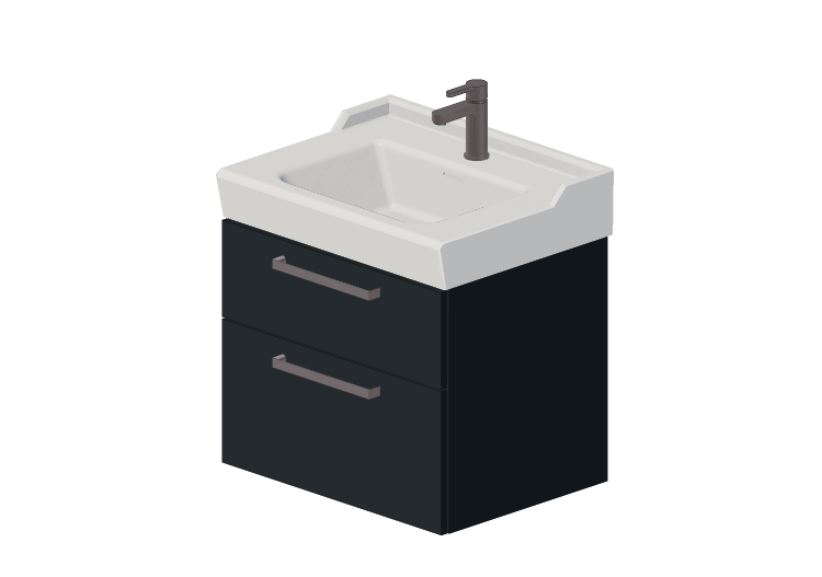 Mobili 3D - Lavabo con mobile - Svedbergs - Stil 60/Signum... Mobili 3D - Lavabo con mobile - Svedbergs - Stil 60/Signum...