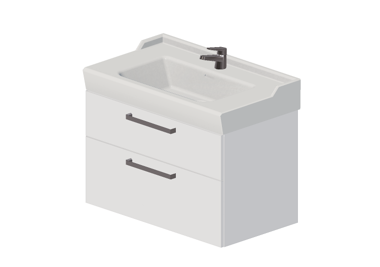Móveis 3D - Lavatório com gabinete - Svedbergs - Stil... Móveis 3D - Lavatório com gabinete - Svedbergs - Stil...