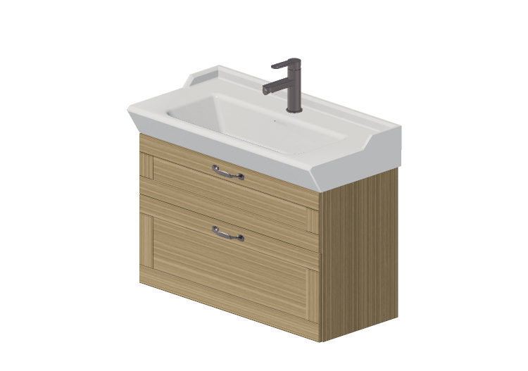 Móveis 3D - Lavatório com gabinete - Svedbergs - Stil... Móveis 3D - Lavatório com gabinete - Svedbergs - Stil...